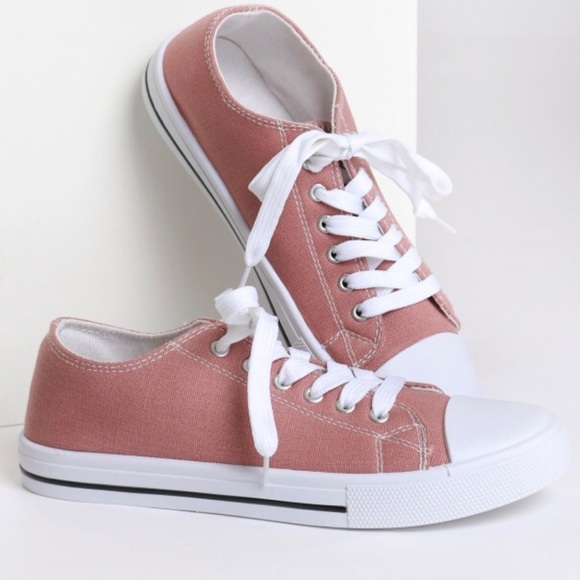 1 LEFT❗️Nadia Canvas Sneakers MAUVE - Picture 2 of 7